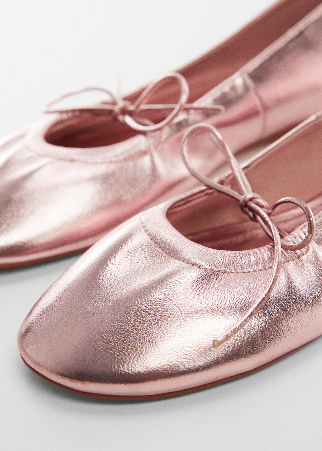 Metallic ballet flats - Details of the article 2