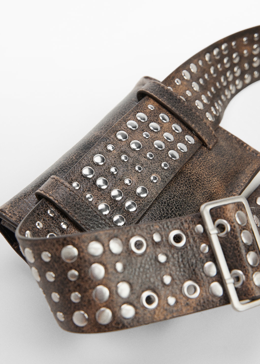 Studded leather money belt - Details of the article 1