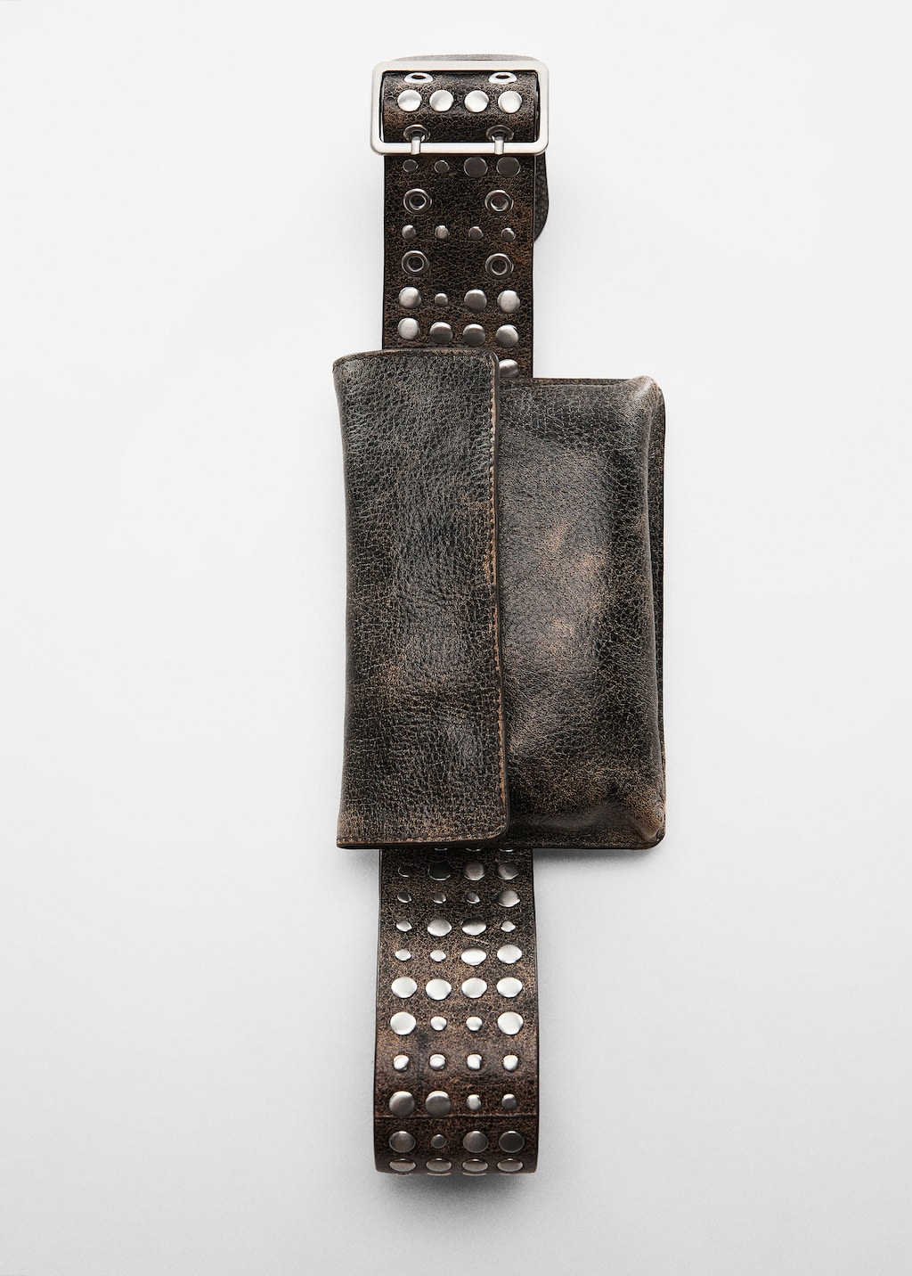 Studded leather money belt - Details of the article 5