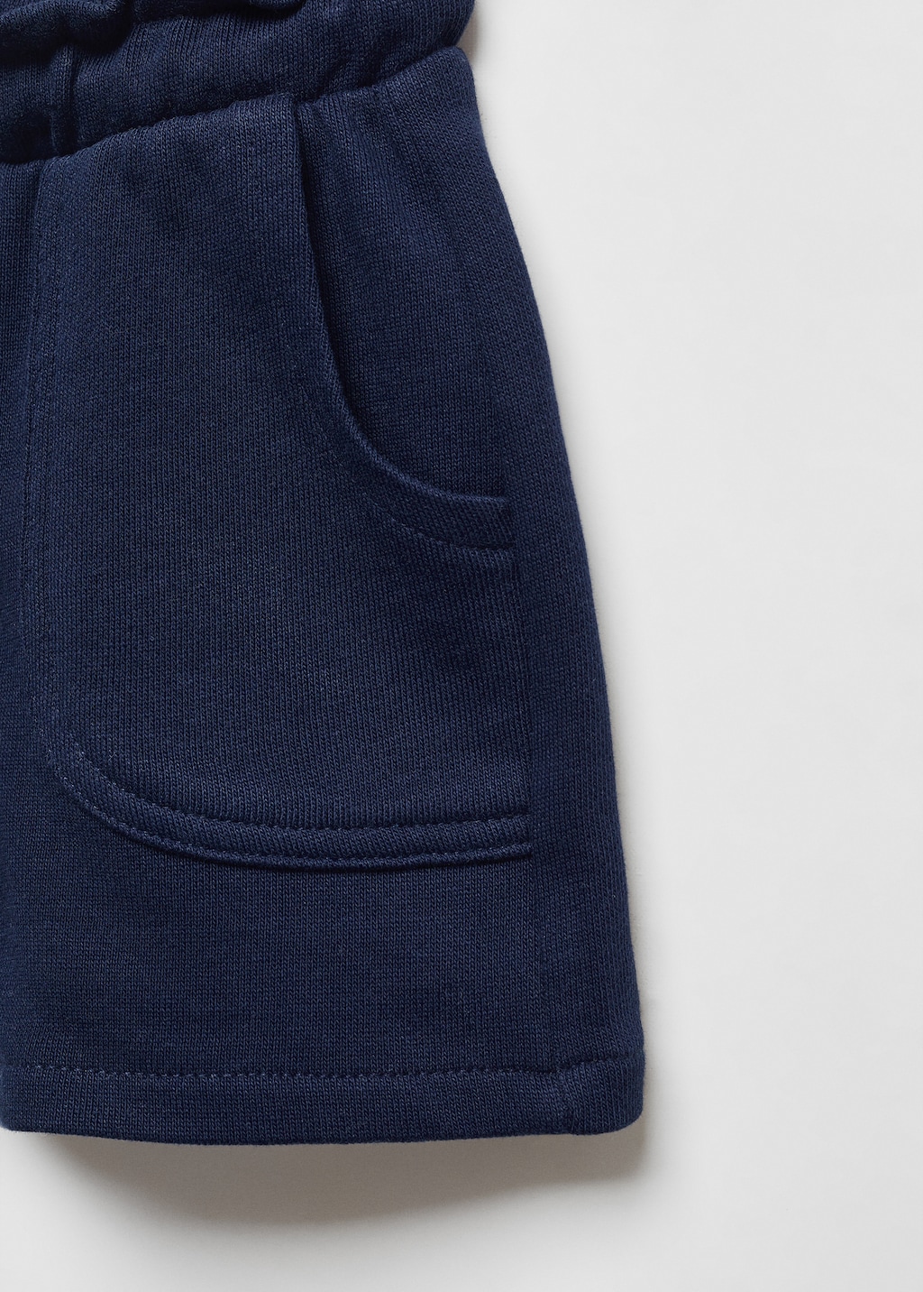 Cotton drawstring waist shorts - Details of the article 8