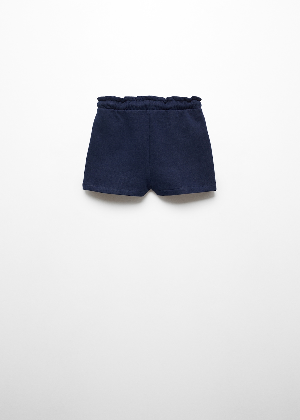 Cotton drawstring waist shorts - Reverse of the article