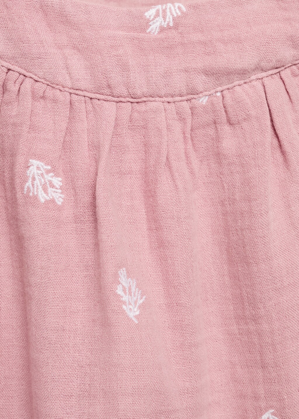 Embroidered cotton blouse - Details of the article 8