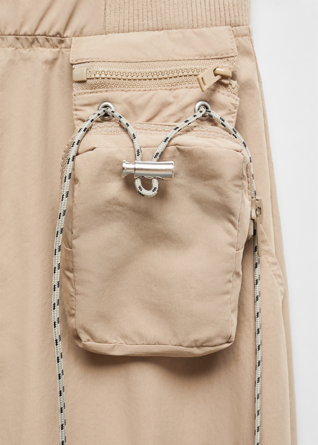 Long cargo skirt with pocket - Details of the article 8