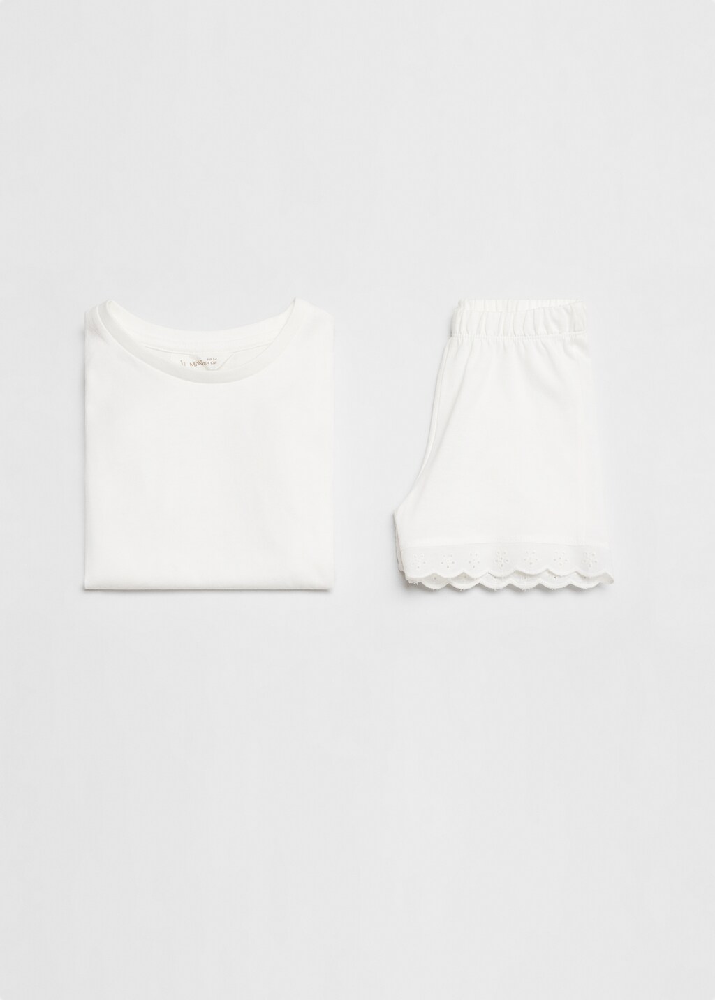 Ruffled cotton pyjamas - Details of the article 0