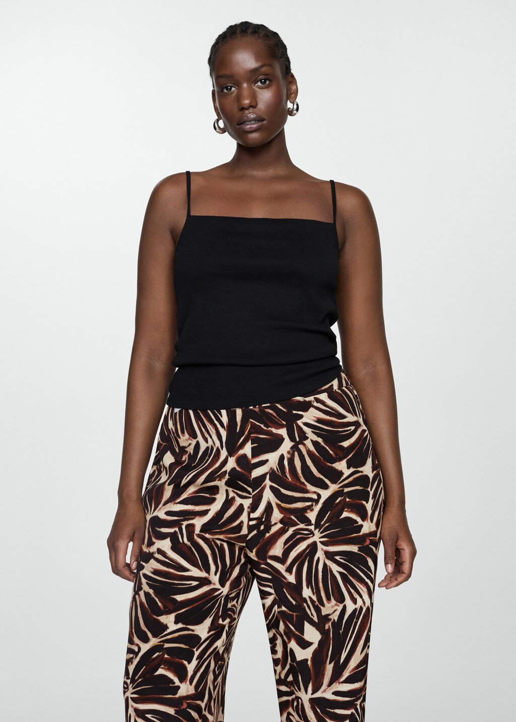 Flowy printed trousers - Details of the article 4