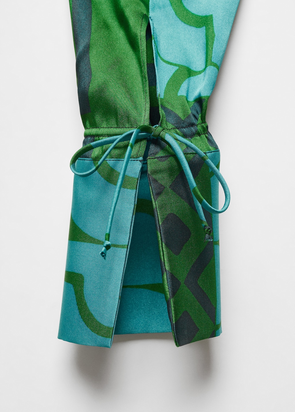 Printed bow dress - Details of the article 8