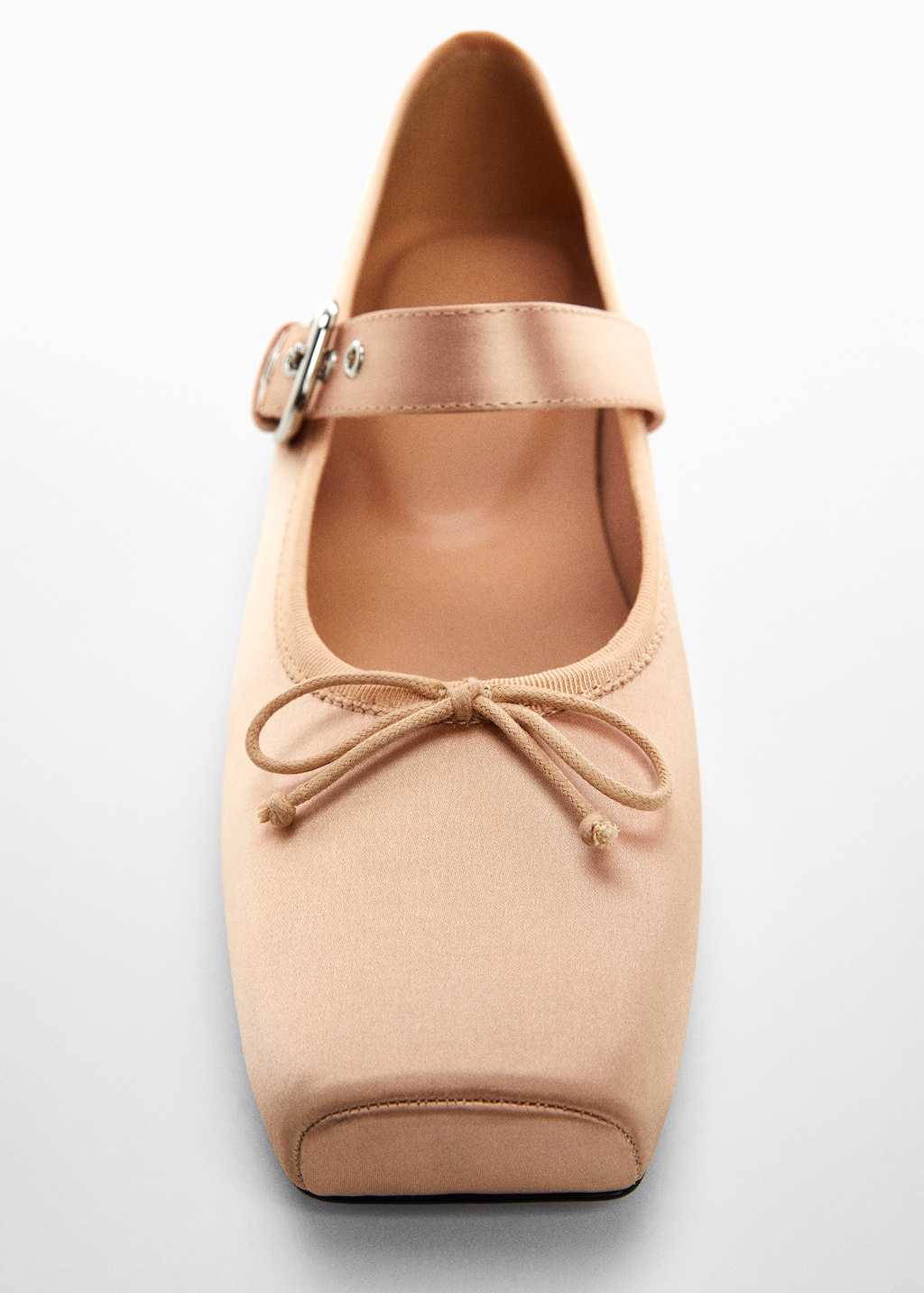 Satin ballet flats with buckle - Details of the article 3