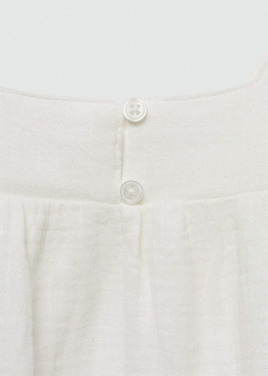 Frill cotton dress - Details of the article 0