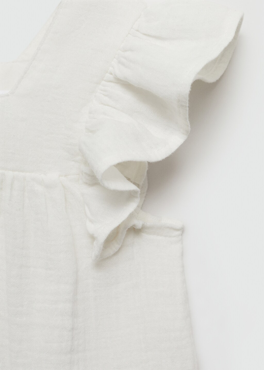 Frill cotton dress - Details of the article 8