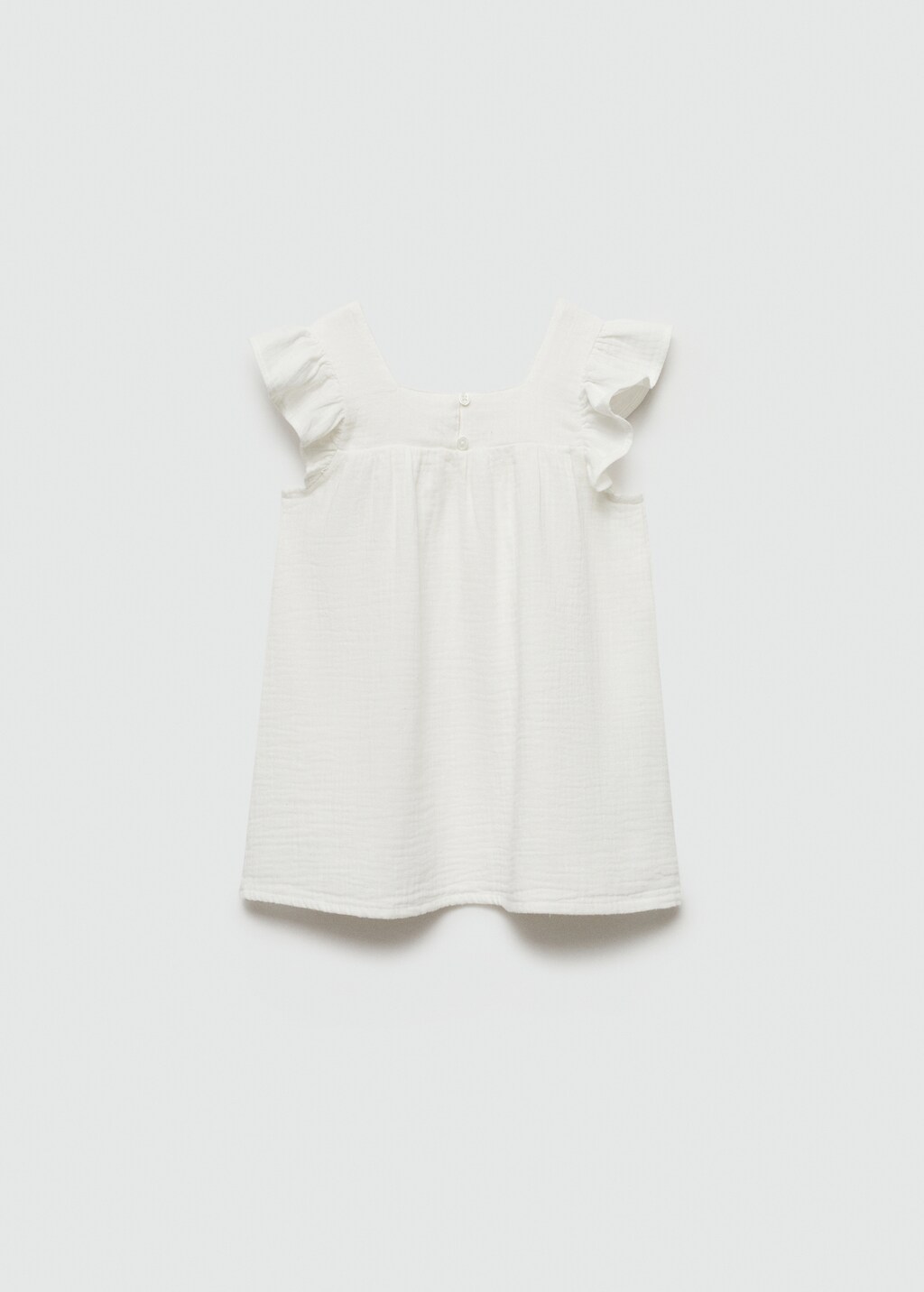 Frill cotton dress - Reverse of the article