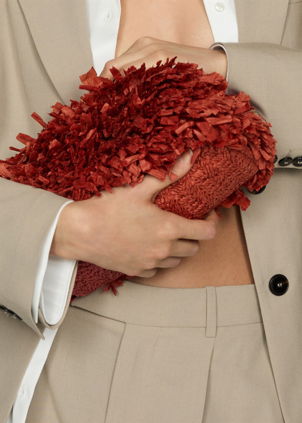 Fringed clutch bag - Details of the article 9