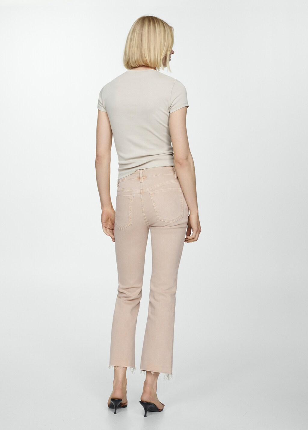 Sienna flared cropped jeans - Reverse of the article