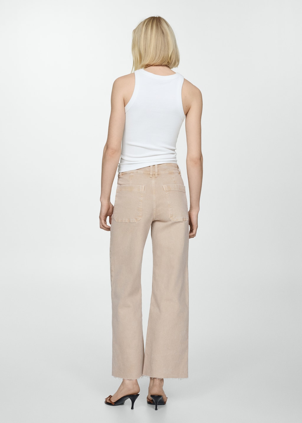 Jean style jupe-culotte Catherin taille haute - Verso de l’article