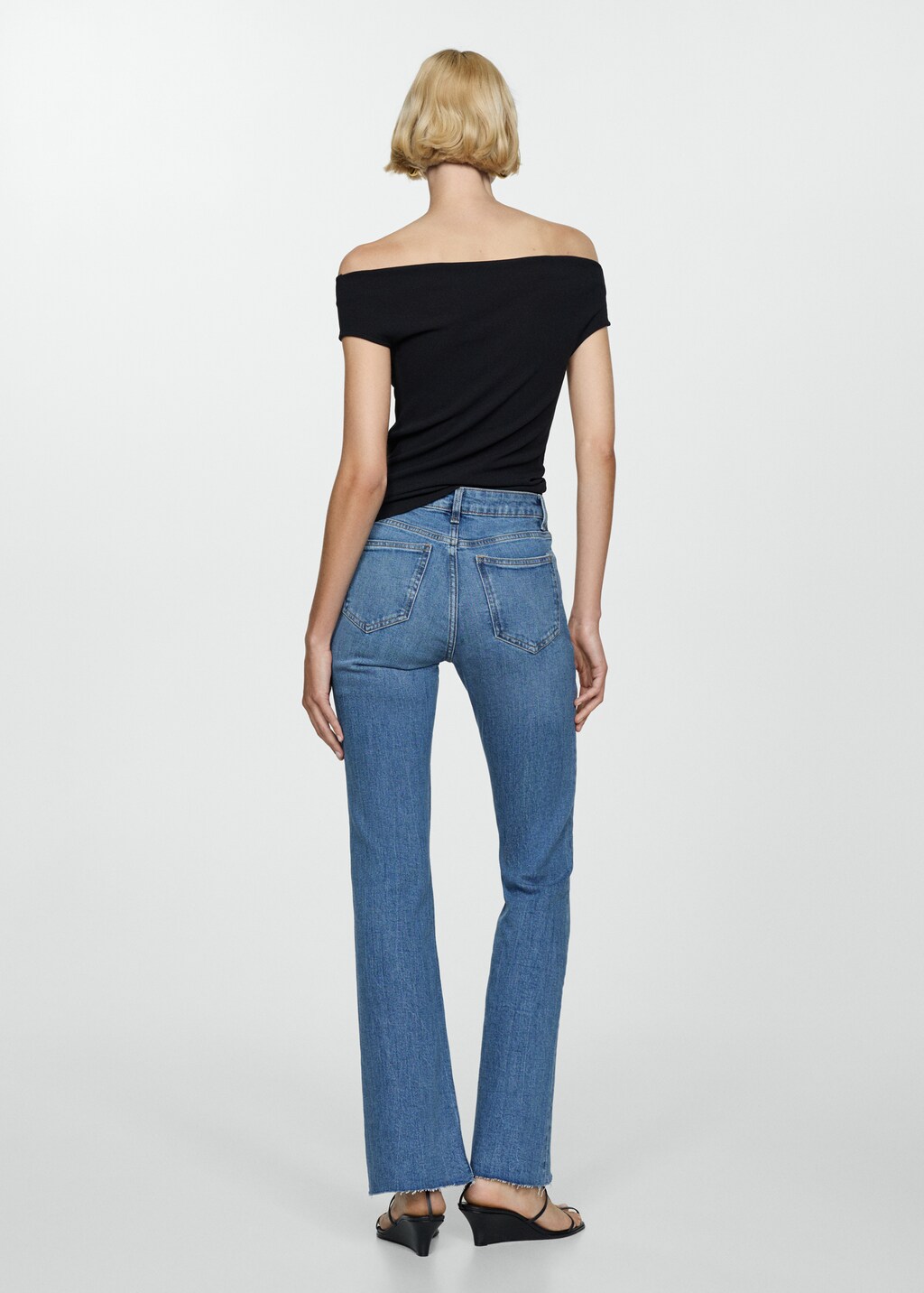 Jeans flare taille normale - Verso de l’article