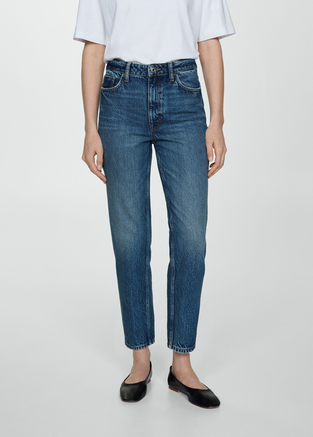 Mom2000 high-rise jeans - Medium plane