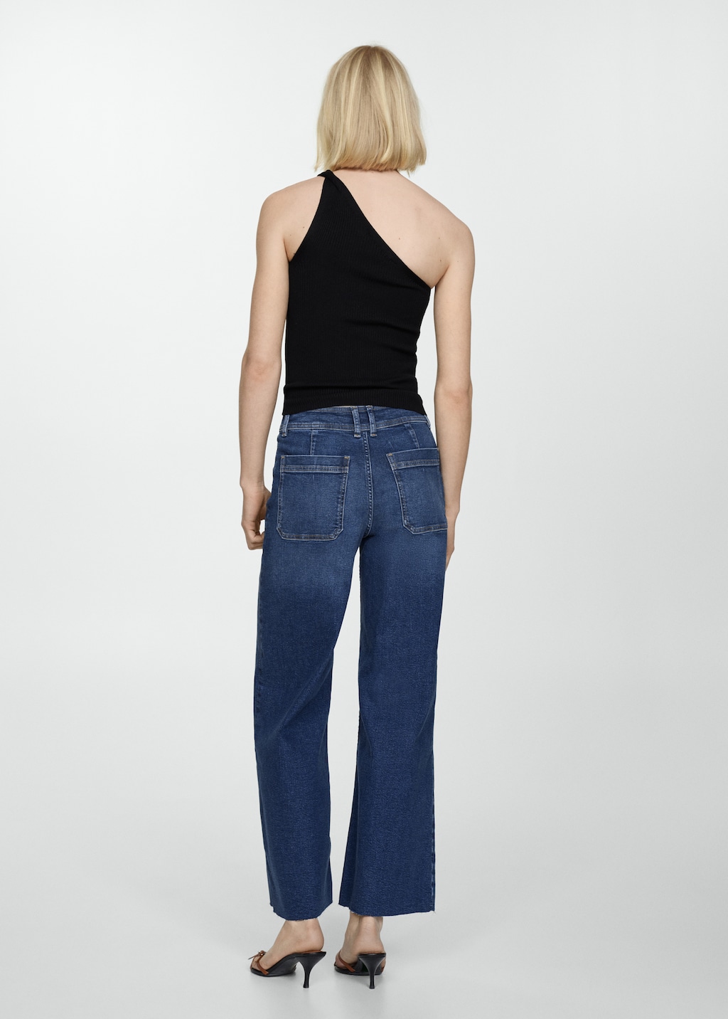 Catherin high-waist culottejeans - Achterkant van het artikel