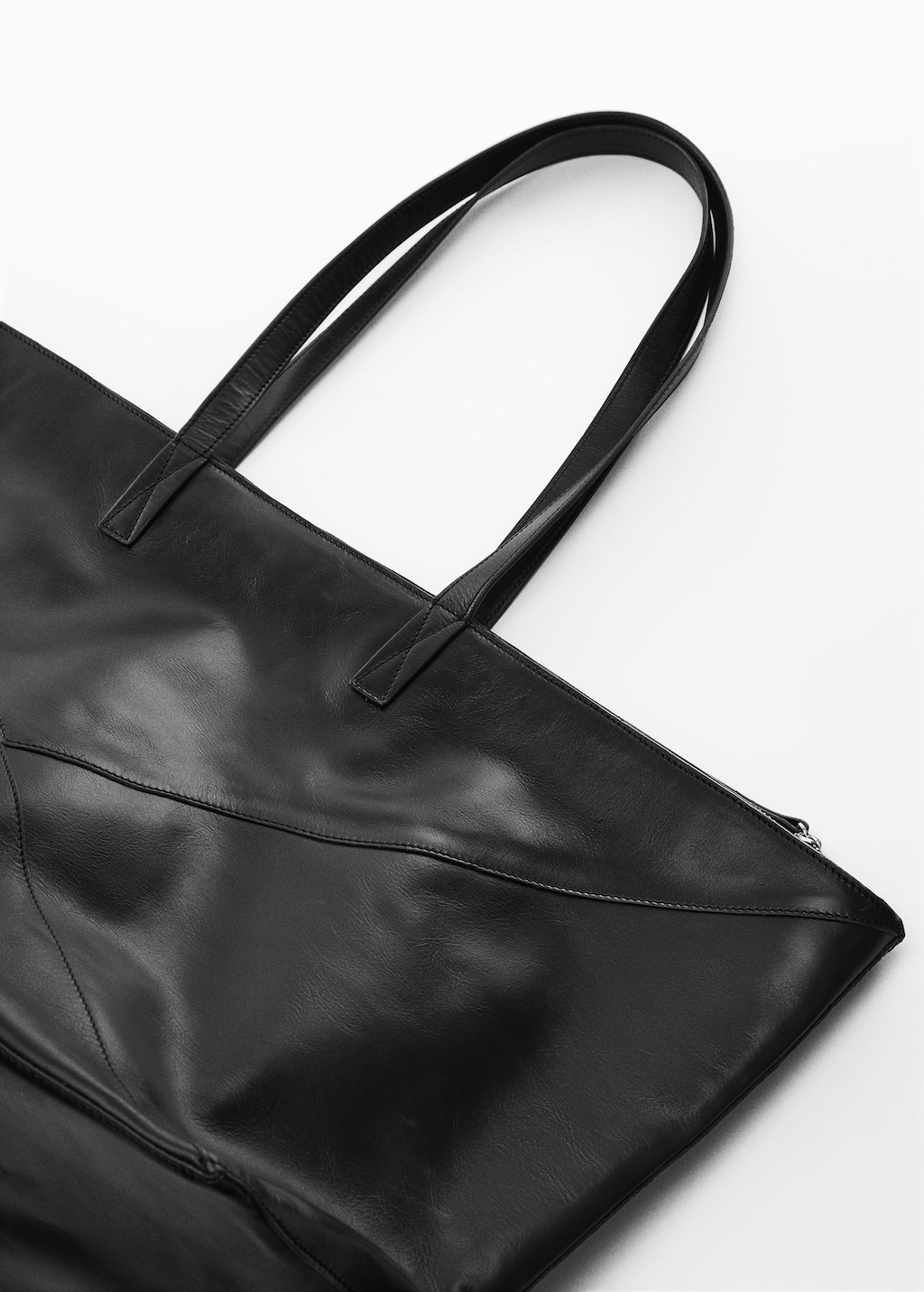 Leather shopper bag - Details of the article 5