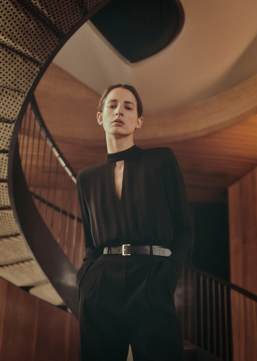 Belt long jumpsuit - Details of the article 7