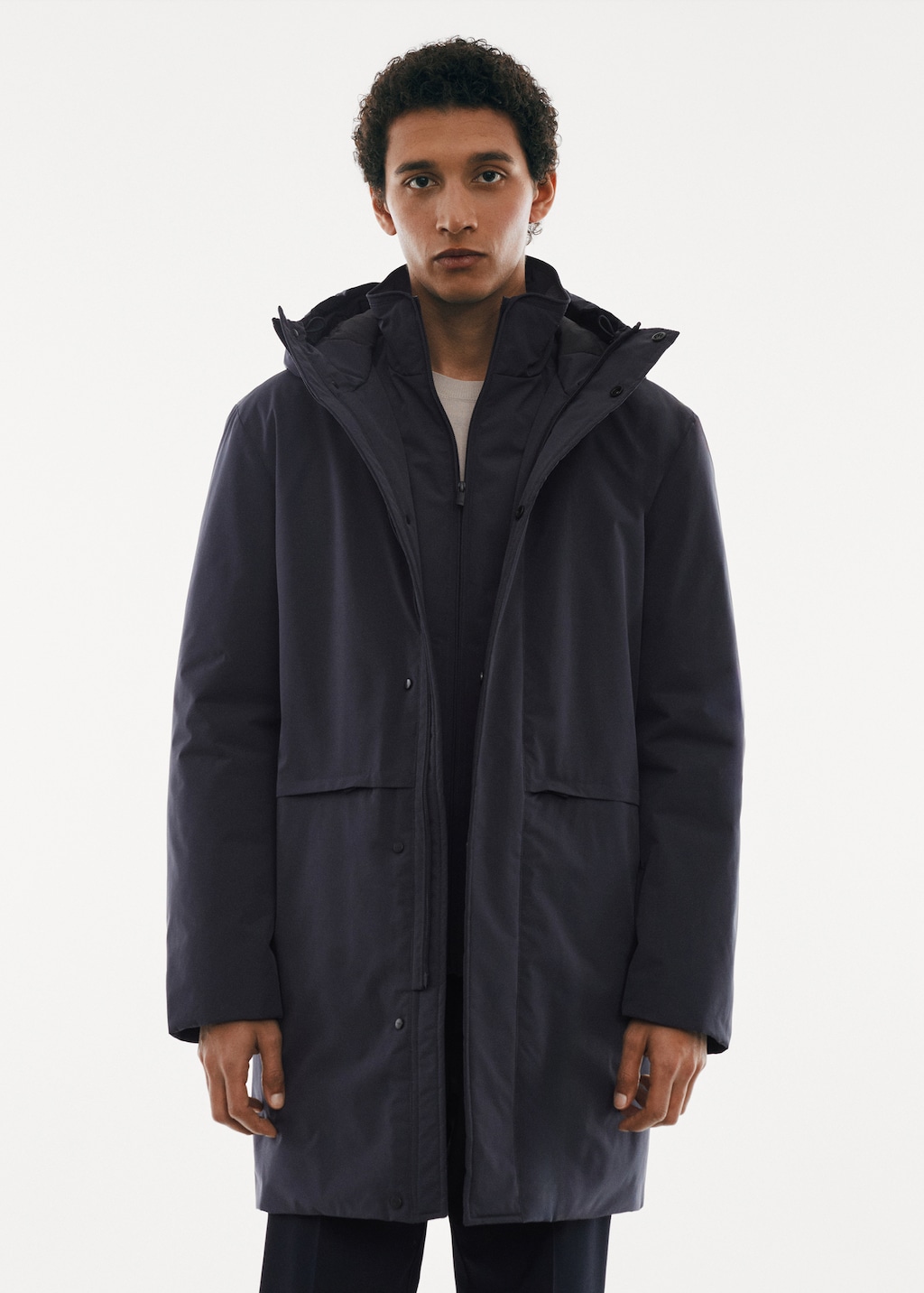 SOFEELATE® padded parka with hood - Medium plane