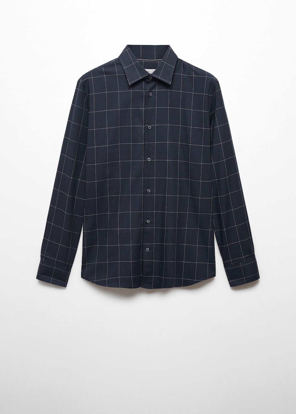 Check flannel cotton shirt - Article without model