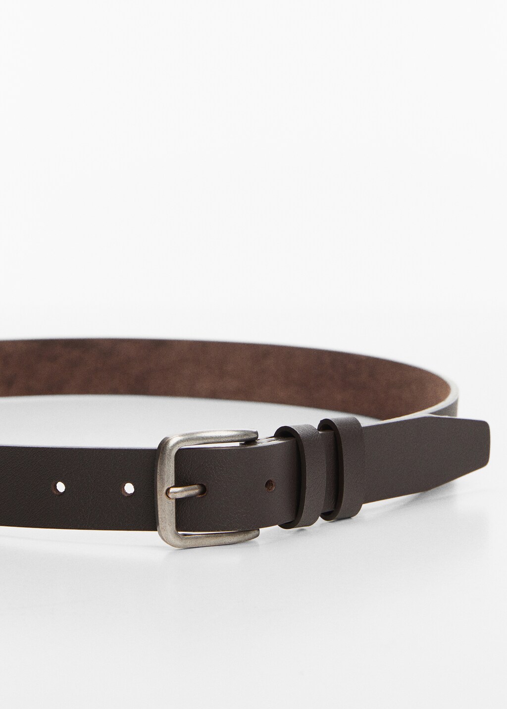 Buckle leather belt - Details of the article 1