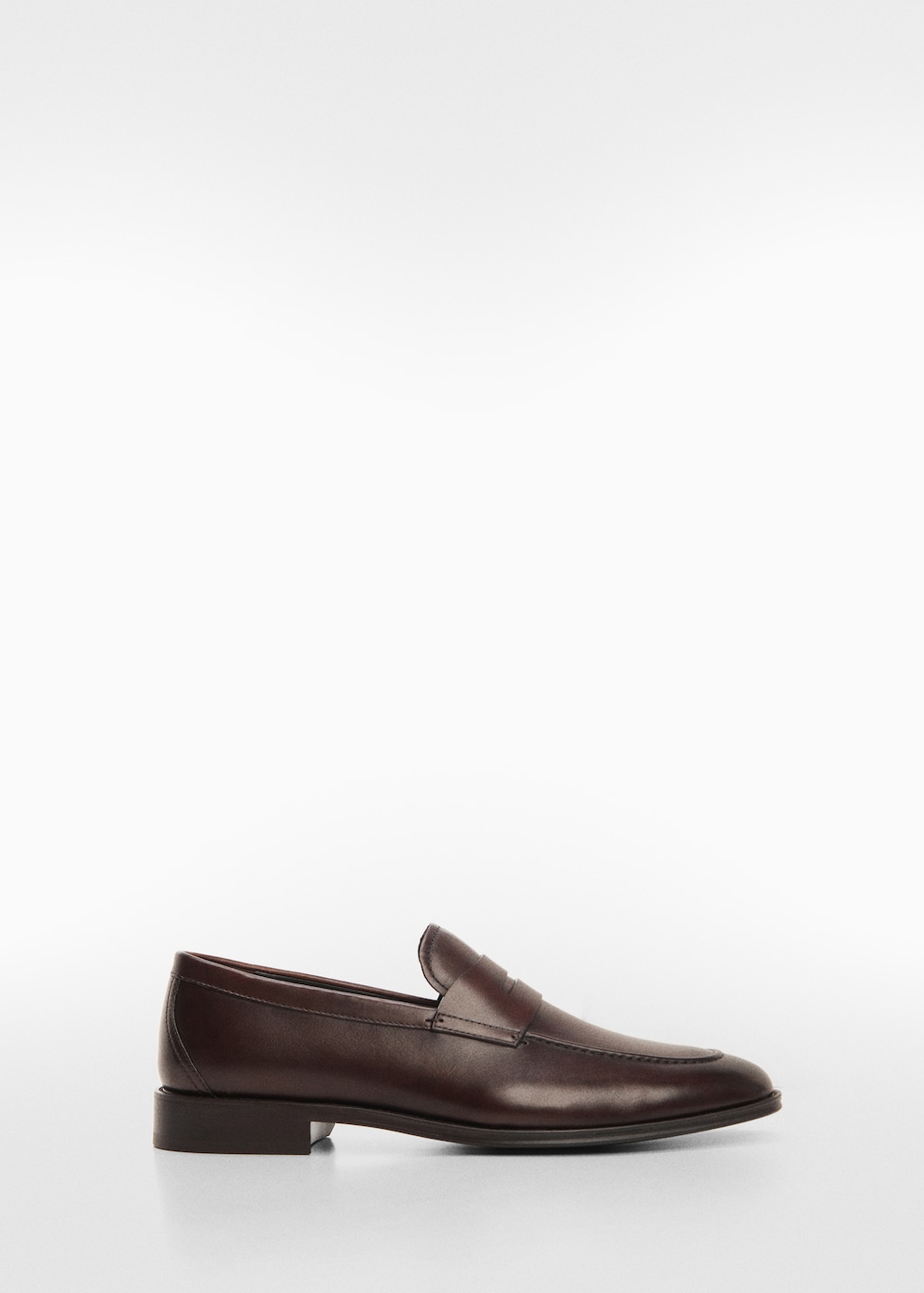 Aged-leather loafers - Article without model