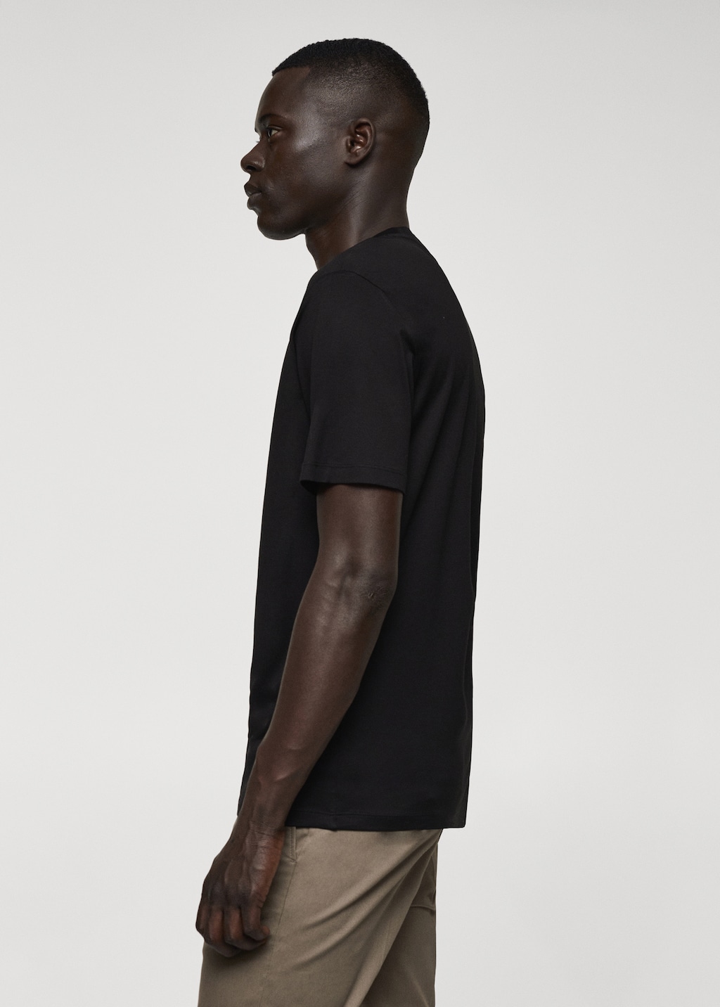 Gemerceriseerd slim-fit T-shirt - Detail van het artikel 2