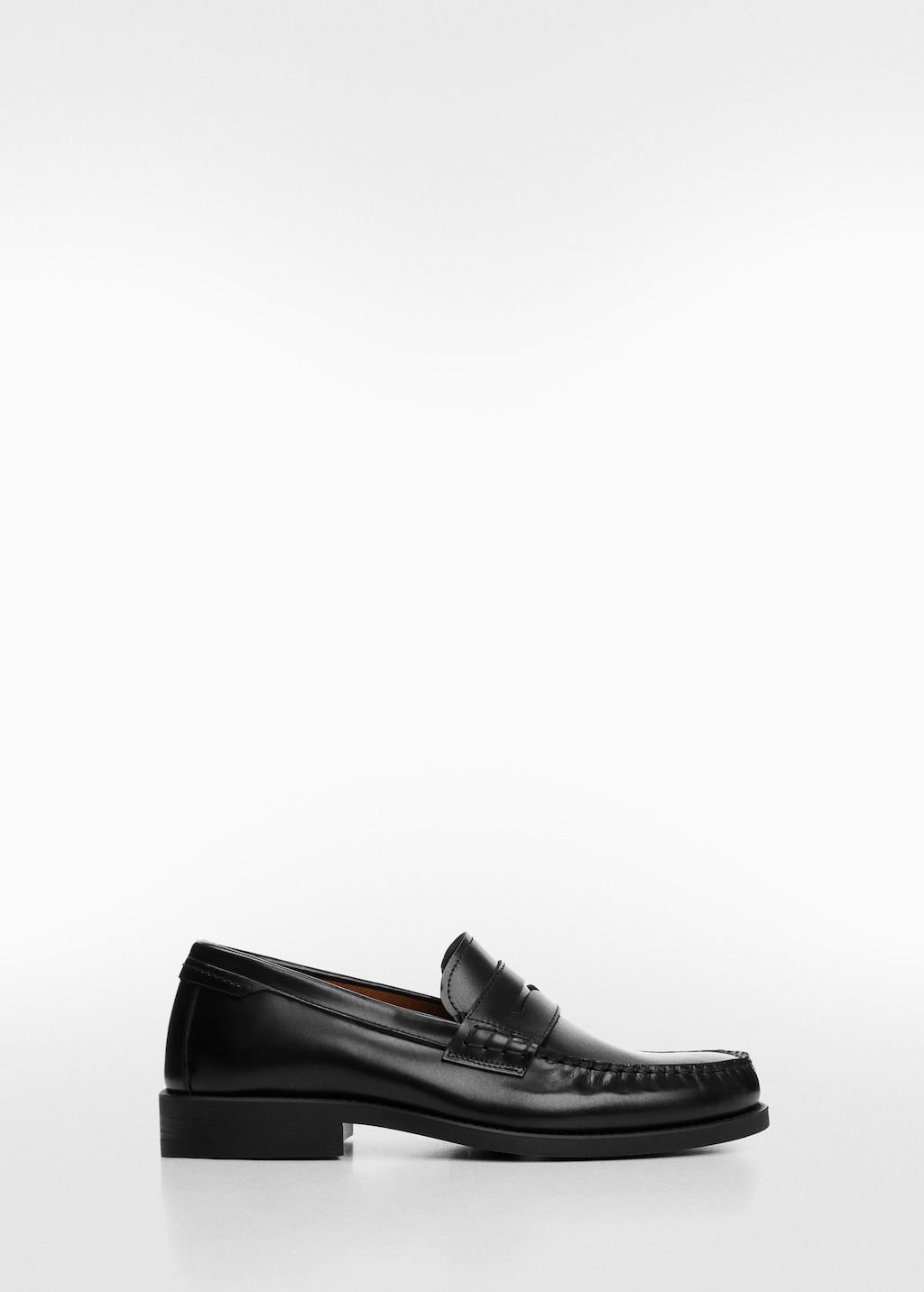 Aged-leather loafers - Article without model