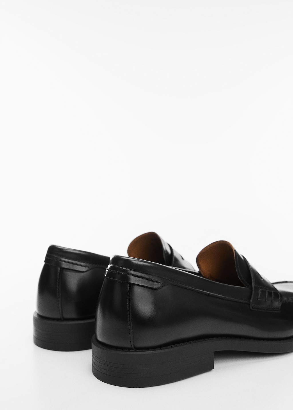 Aged-leather loafers - Details of the article 1