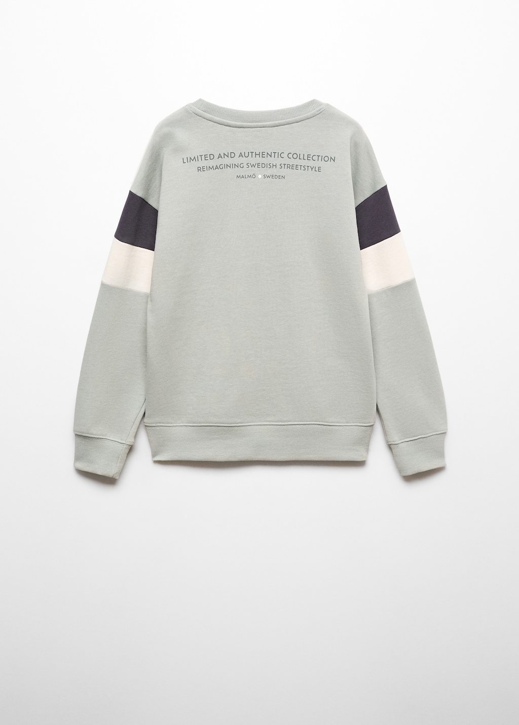 Printed cotton sweatshirt - Reverse of the article