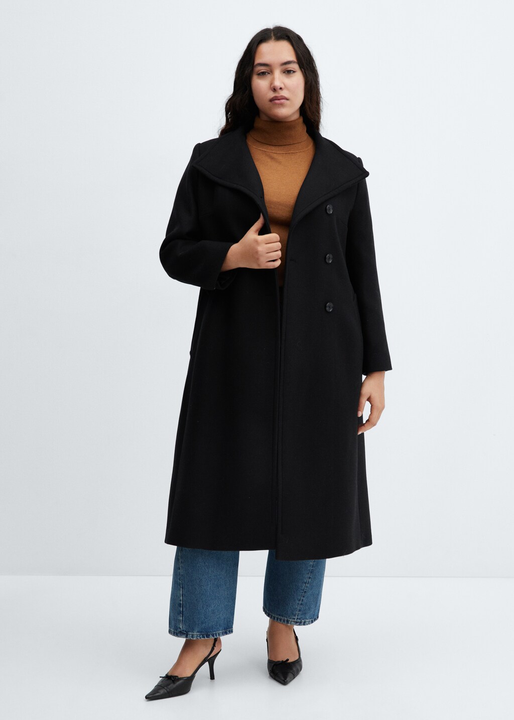 Belted Manteco wool coat - Details of the article 3