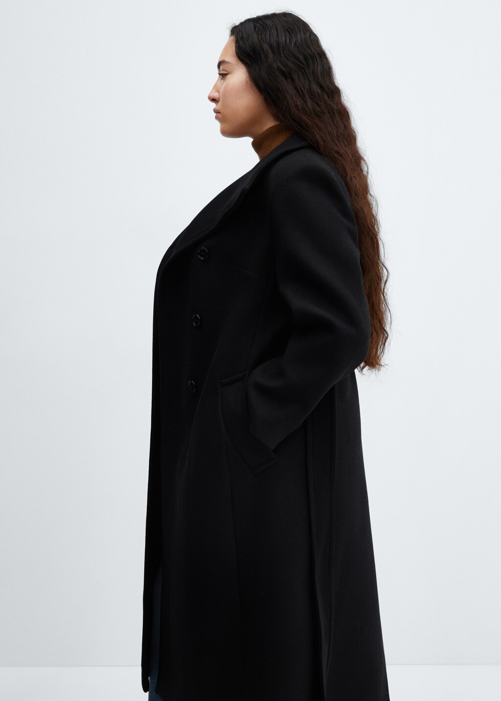 Belted Manteco wool coat - Details of the article 4