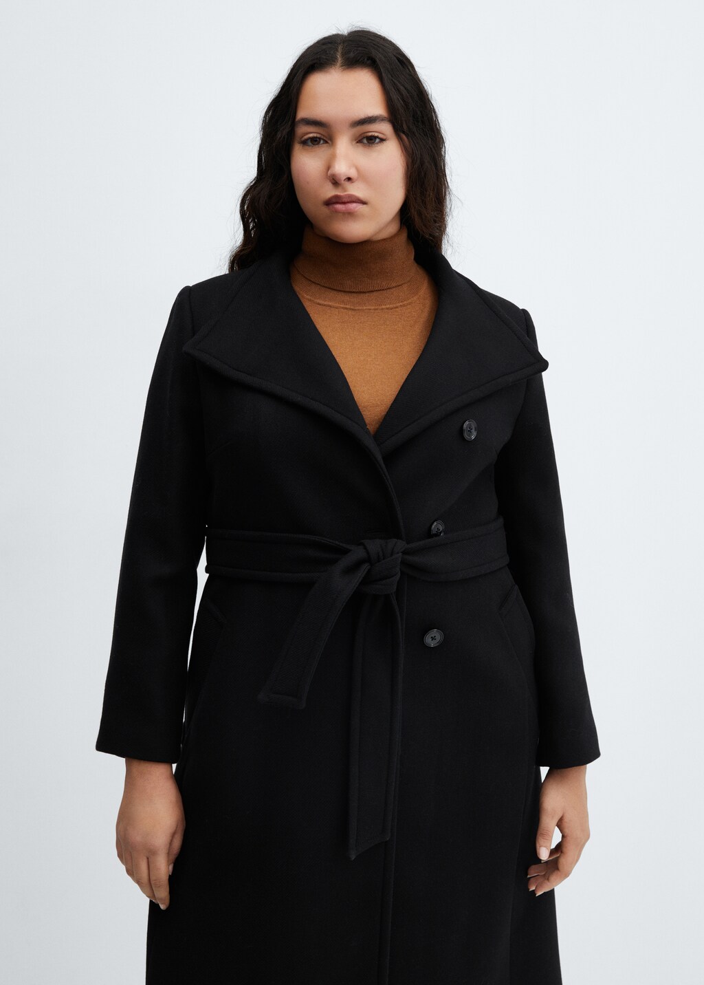 Belted Manteco wool coat - Details of the article 5