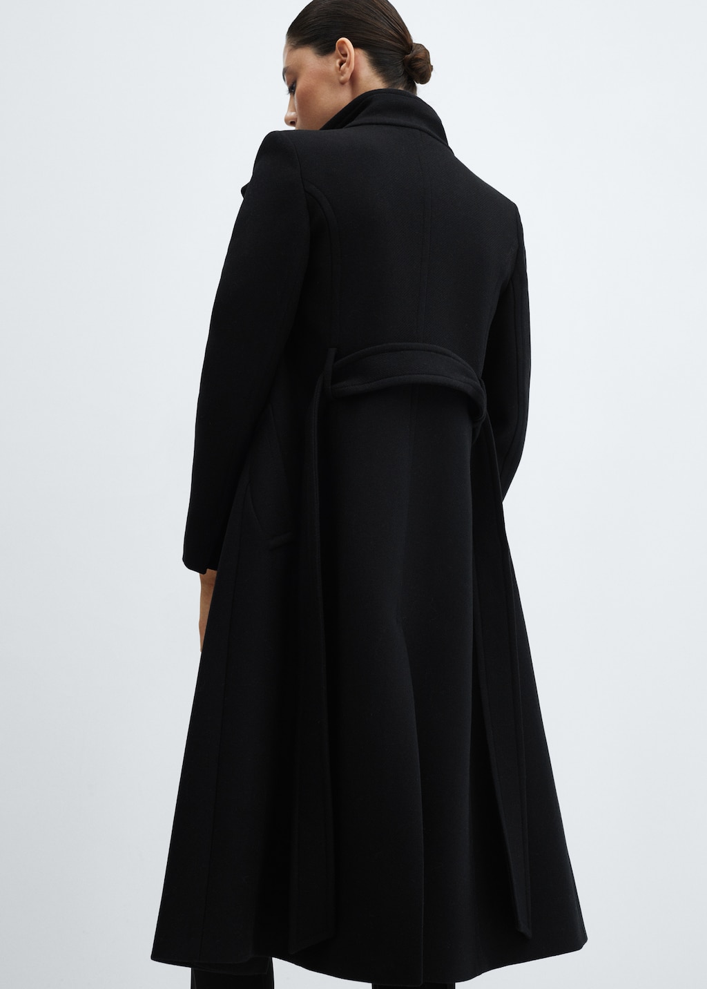 Belted Manteco wool coat - Reverse of the article