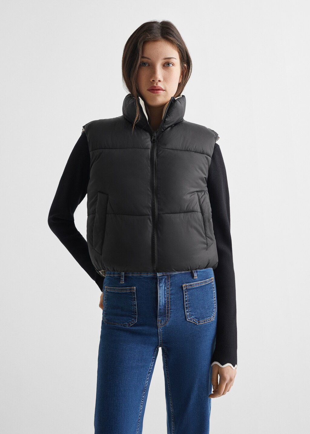 Reversible quilted gilet - Details of the article 4