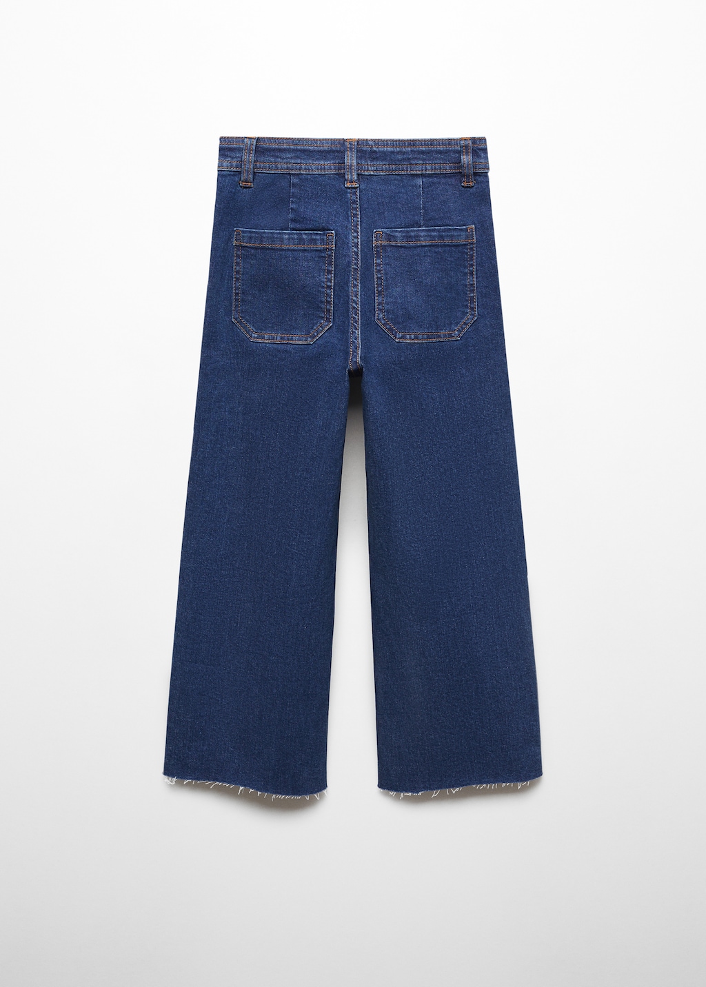 High-waist culotte jeans - Reverse of the article