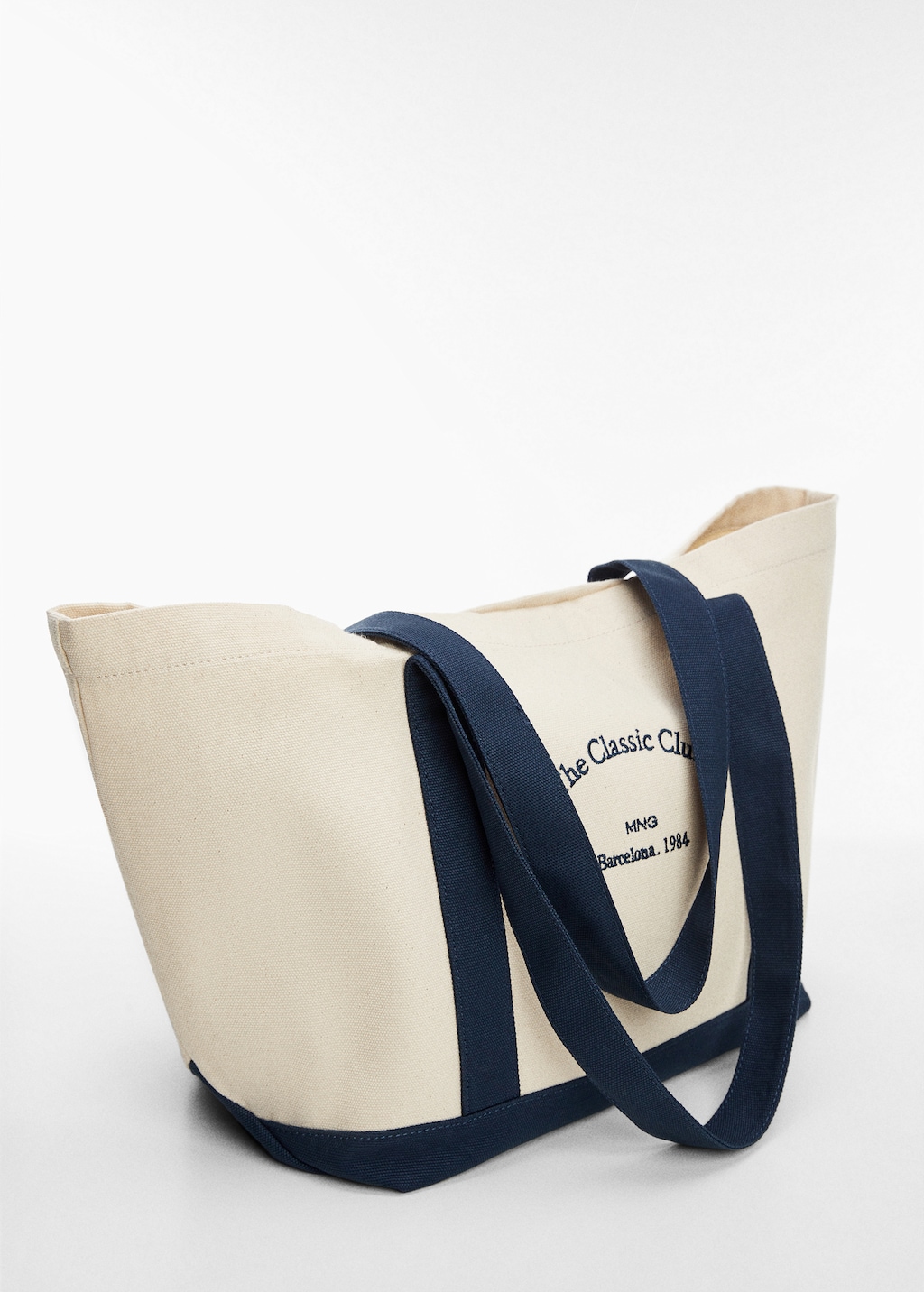 Cotton shopper bag - Medium plane