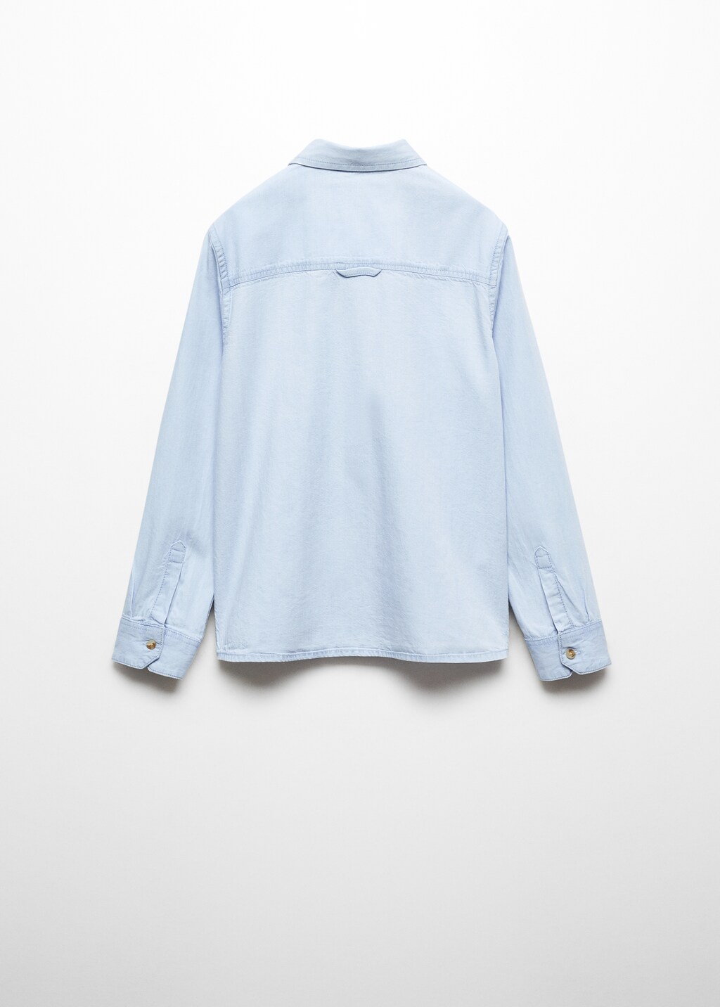 Pocket denim shirt - Reverse of the article