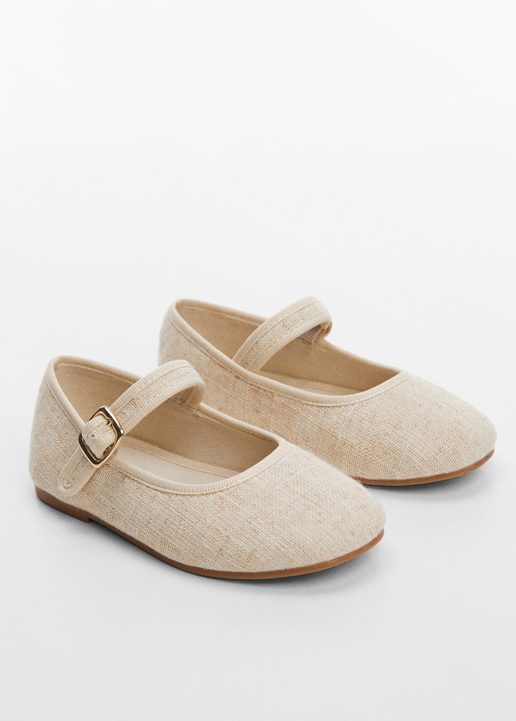 Linen ballerinas - Medium plane