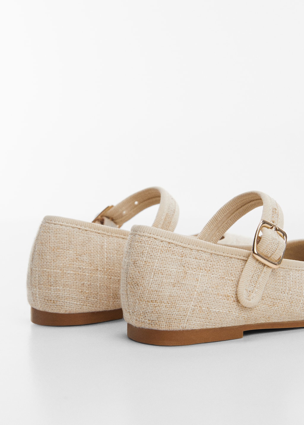 Linen ballerinas - Details of the article 1