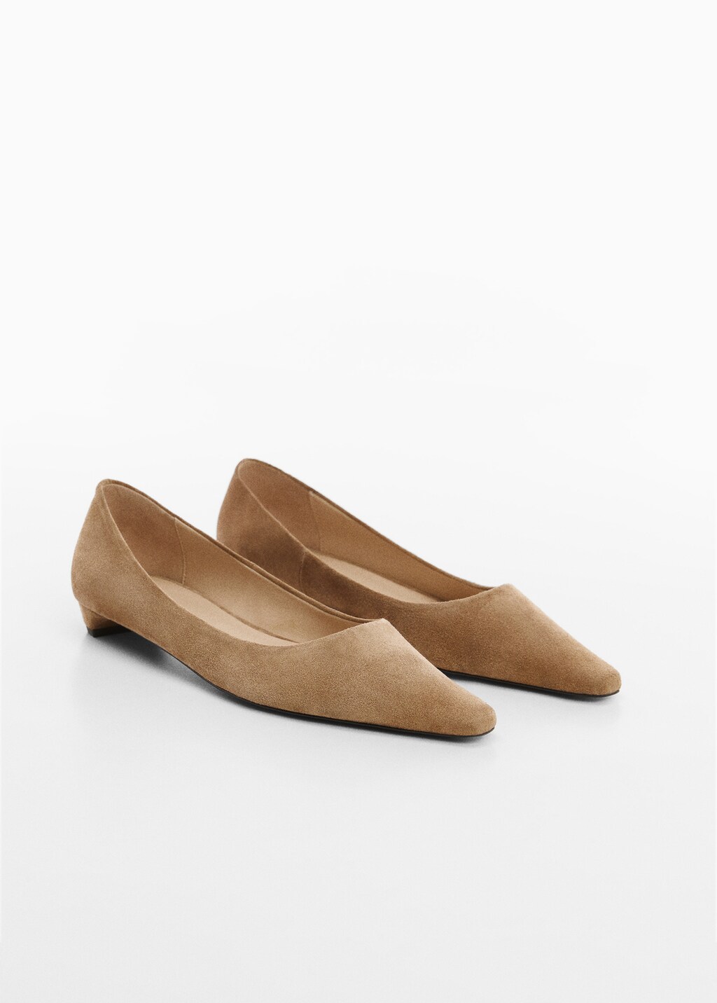 Pointed toe leather shoes - Medium plane