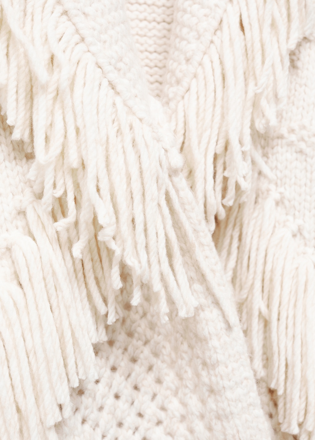 Fringed knit cardigan - Details of the article 8