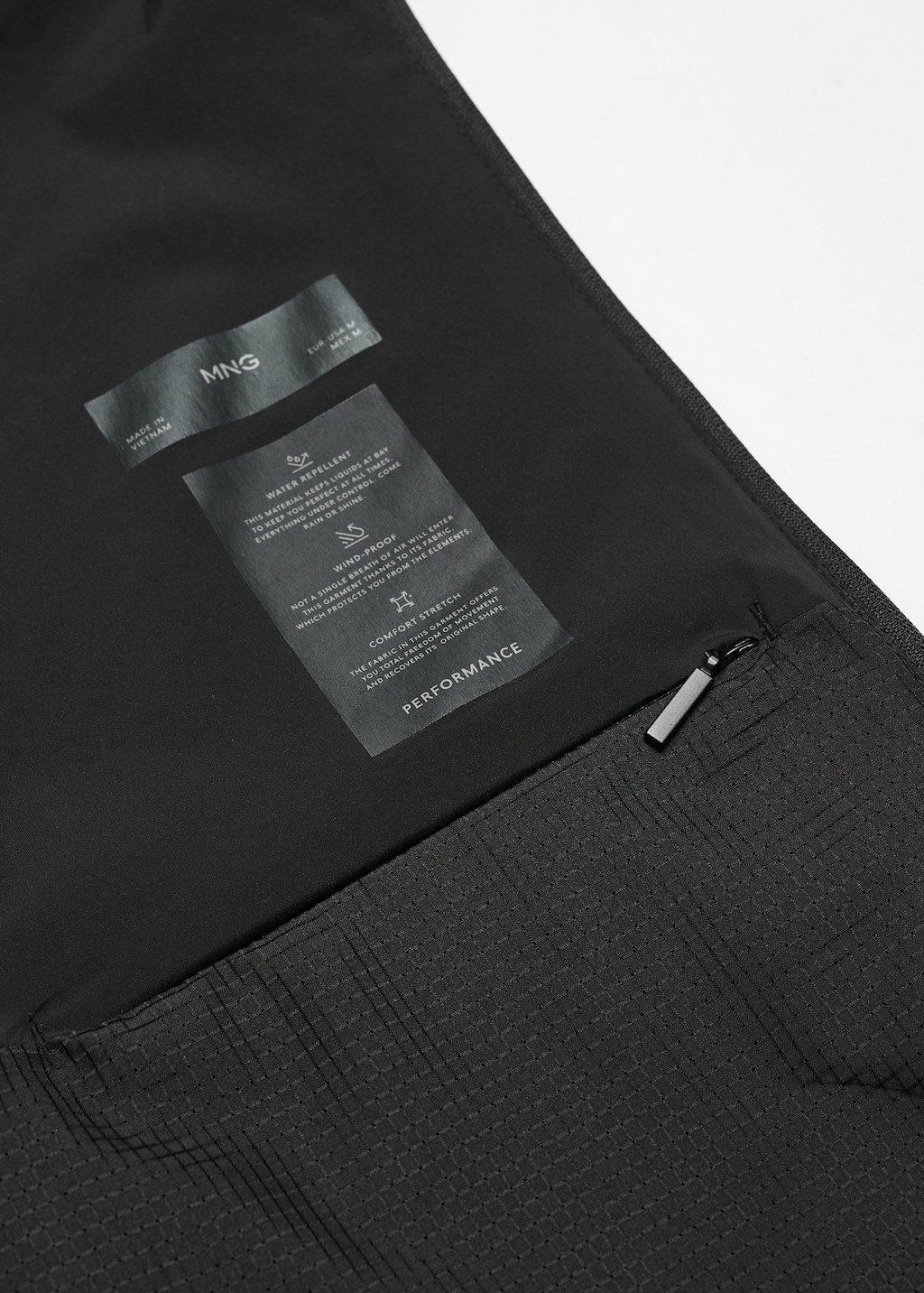 Stretch water-repellent bomber jacket - Details of the article 8