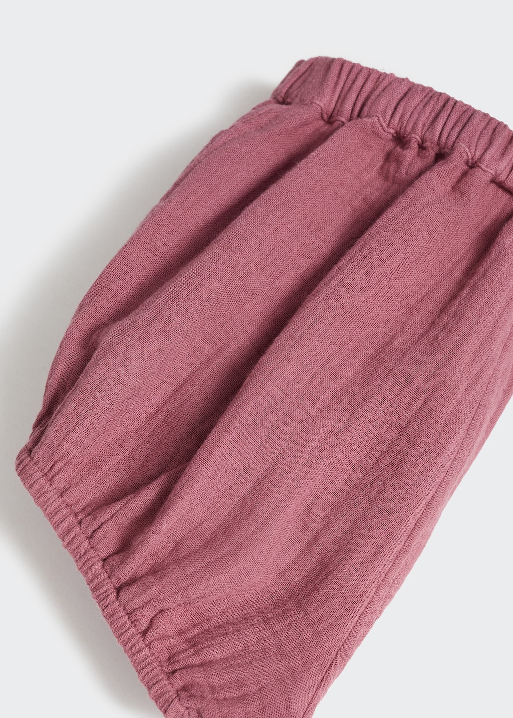 Cotton drawstring waist shorts - Details of the article 8