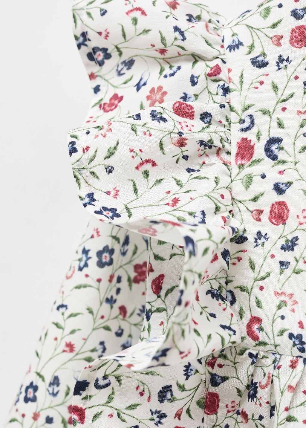 Ruffles printed blouse - Details of the article 8