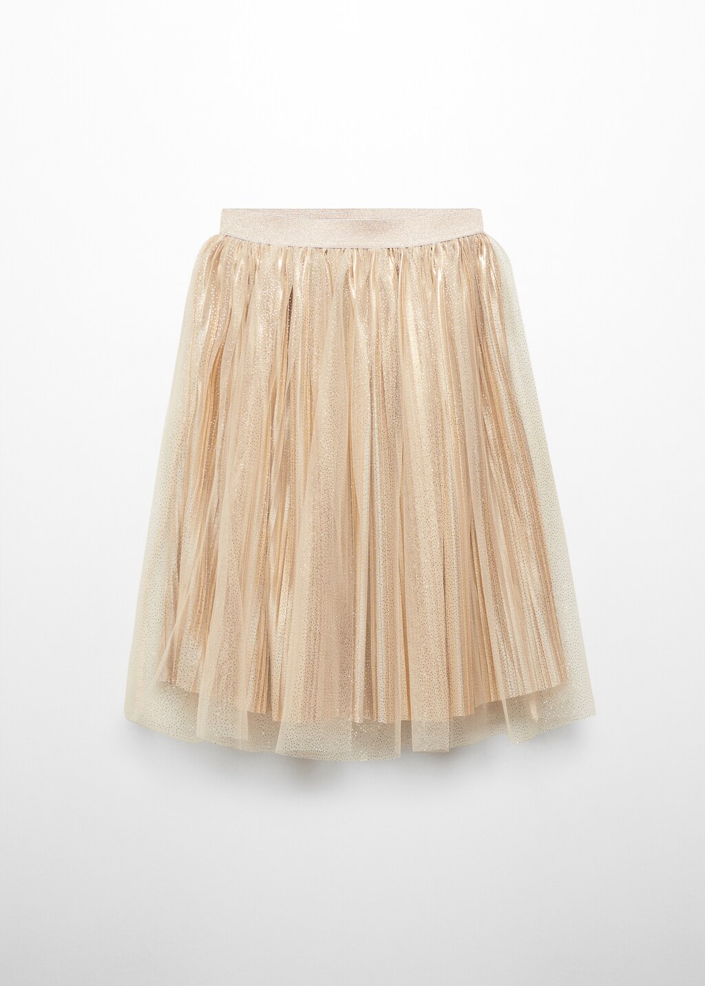 Metallic tulle skirt - Article without model