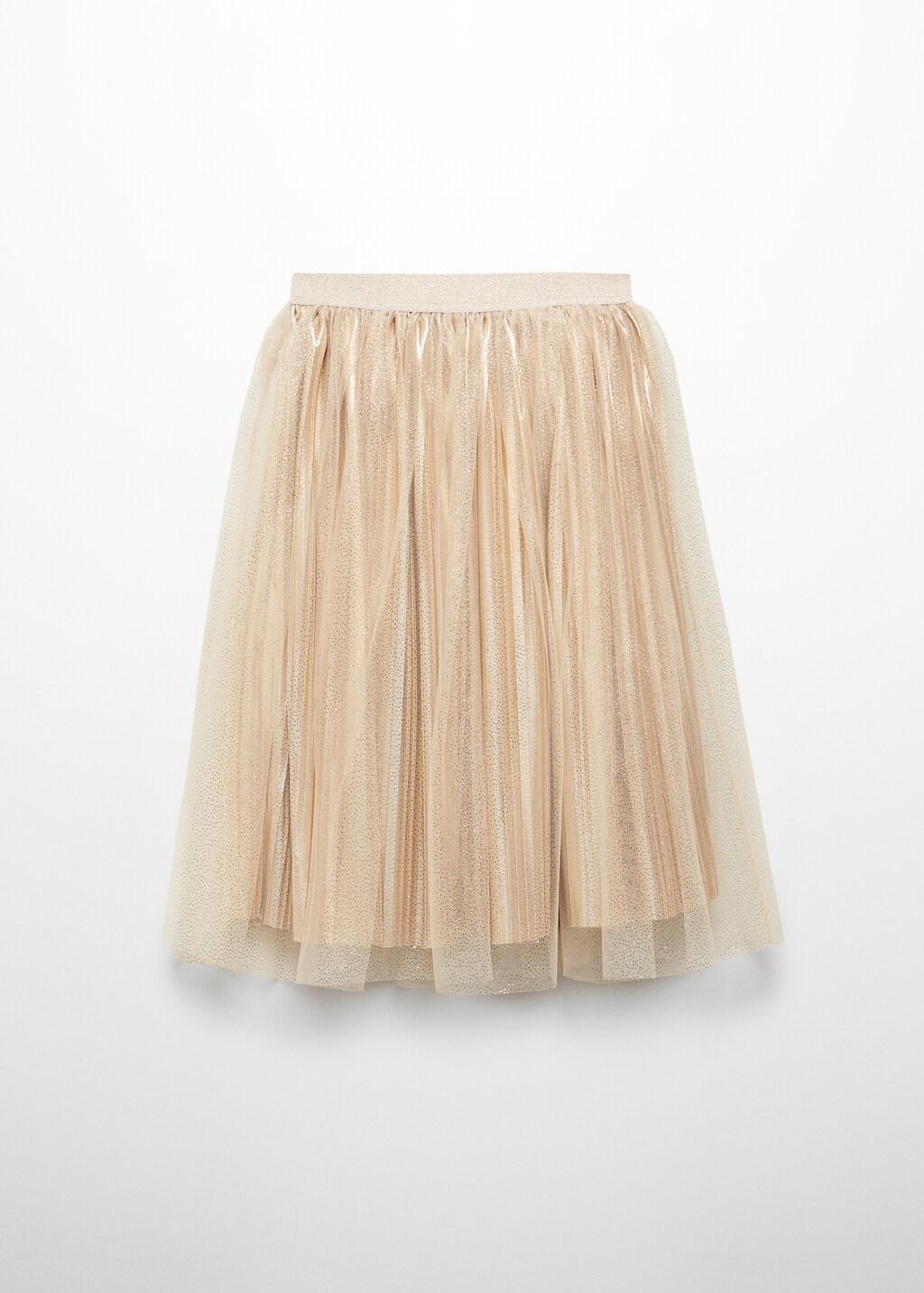 Metallic tulle skirt - Reverse of the article