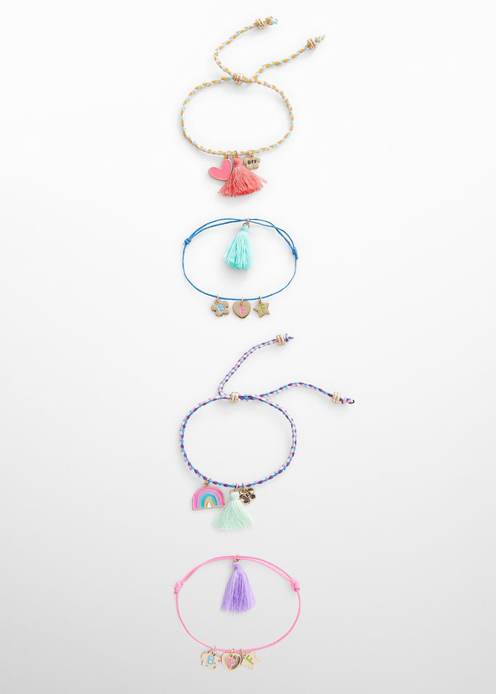 Pack of 4 Best Friends bracelets - Article without model