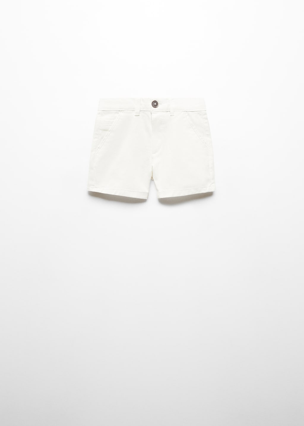 Slim-fit chino cotton bermuda shorts - Article without model