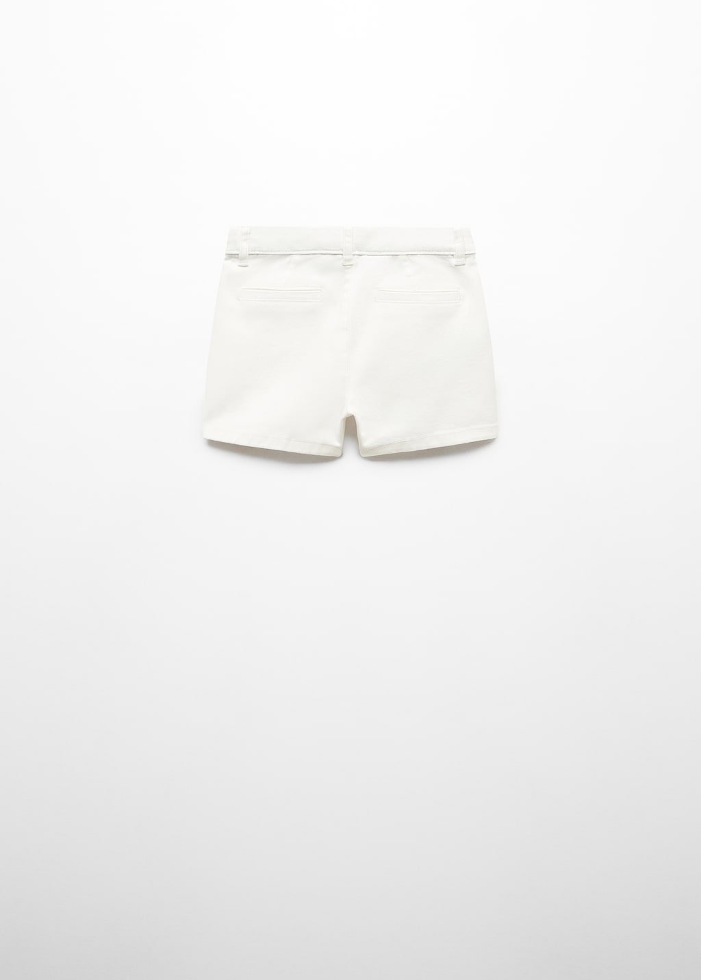 Slim-fit chino cotton bermuda shorts - Reverse of the article